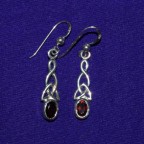 Celtic Dangle Silver Earrings